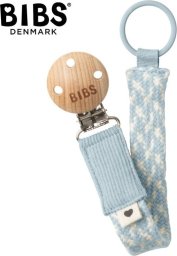 Bibs BIBS PACIFIER BRAID BABY BLUE & IVORY zawieszka do smoczków 100% organic cotton