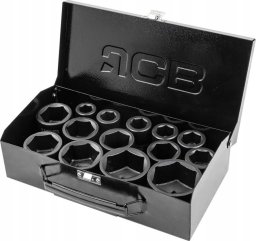 Zestaw nasadek udarowych 3/4" 14el. (6-kątnych) (17-50mm)