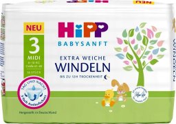 HiPP Extra Soft Nappies, 3 size, 6-10 kg, 36 pcs., 92003