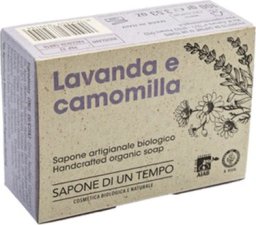 Organiczne mydło w kostce - Lawenda i Rumianek - 100 gr. SAPONE DI UN TEMPO