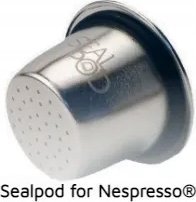 Reusable capsule compatible with Nespresso(r) Sealpod Starter Edition