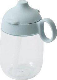 Straw mug Kinto BONBO Blue Grey, 260 ml