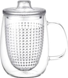 Cup with a strainer and lid Kinto UNITEA Clear, 550 ml