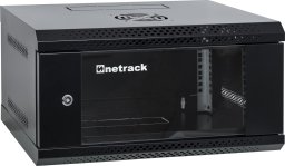 Szafa serwerowa wisząca RACK 19" 4U 400mm Netrack ECO-Line czarna