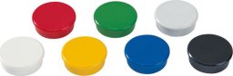 Dahle Magnet Dahle, rund, 38 mm, assorteret, pakke a 10 stk.