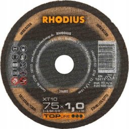Tarcza tnąca do metalu Rhodius 206803 75x10 mm