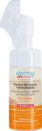 DERMO PHARMA+ Pianka do mycia i demakijażu twarzy ze szczoteczką - Kolagen 125 ml