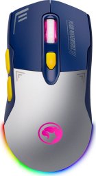 Mysz bezprzewodowa, Marvo DUKE 20, niebiesko-bia�y, optyczna, 4800DPI