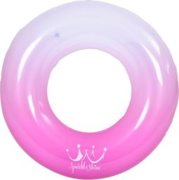 JiLong KÓŁKO DO PŁYWANIA TĘCZOWE 90CM 35100 RÓŻOWY