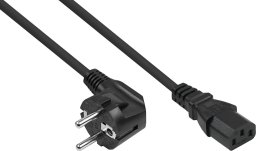 Kabelmeister SK1430-S010 kabel zasilające Czarny 1 m IEC C14 IEC C13