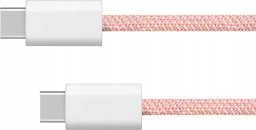 Kabel USB typu C - USB typu C 60 W 1 m różowy Kruger&amp;Matz Basic