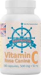 Navigator NAVIGATOR Witamina C 500mg 50mg Dzika róża 180 kapsułek