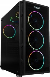 AQIRYS Obudowa do komputera ANTARES ARGB black