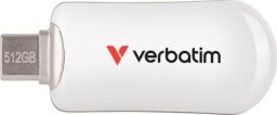 Pendrive Verbatim Pendrive Plectra 512GB USB-C biały/white 30231