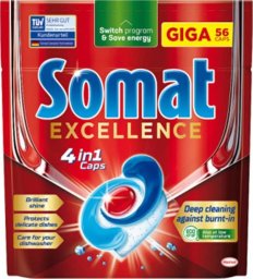 Dishwasher capsules SOMAT Excellence 56 pcs