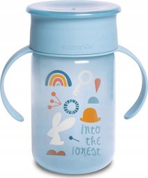 401195-KUBEK TRENINGOWY 360*              340ML/+12M/NIEBIESKI/FOREST