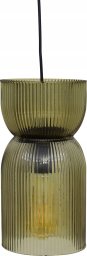 Lampa wisząca z zielonego szkła ANCEL, Ø 14 cm