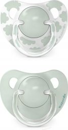 308253-SMOCZEK ANATOMICZNY SILIKONOWY     2SZT/0-6M/ZIELONY/DREAMS