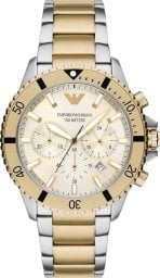 ZEGAREK MĘSKI EMPORIO ARMANI AR11606 Two-Tone Chronograph + BOX