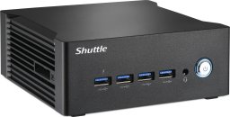 Shuttle Nano PC NA10H Wielkość PC 1L Czarny 8845HS 3,8 GHz