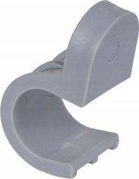 Uchwyt plastikowy do rurek instalacyjnych, pojedynczy, posadzkowy, wzmoniony PA, średnica 18 mm