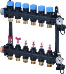 Uponor Vario M rozdzielacz z przepływomierzem FM 9XG3/4 EURO