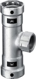 Viega Trójnik 1 x 3/4 x 1 stal / ocynkowaneŁącznik do rur