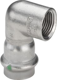 Viega Kolano 90° z SC 18 x 1/2 stal szlachetna - nierdze / blyszczacyŁącznik do rur