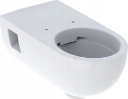 Geberit Selnova Wisząca miska WC, Lejowa, B35.5cm, H37cm, T53cm, podwyższona, ukryte mocowania, Rimfree