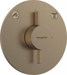 Hansgrohe DuoTurn S Bateria z mieszaczem do 2 odbiorników, podtynkowa; Kolor Brąz Szczotkowany