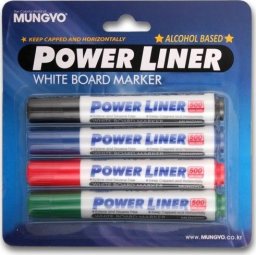 MUNGYO MARKER SUCHOŚCIERALNY MA-4W KOMPLET 4 SZT.