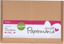 ZESTAW KOPERT I KART A6 - PAPERMANIA - RECYCLED KRAFT, 50 SZT.