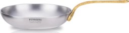 4901 Tall Frying Pan With Cast Brass Handle 20cm
