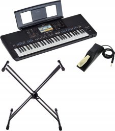 ZESTAW Keyboard Yamaha PSR-SX720 ze Stojakiem i Pedałem Podtrzymującym 2024