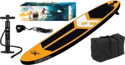 ZESTAW - DESKA SUP 90KG DMUCHANA SURF 245 x 57 x 10cm ORANGE