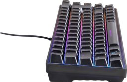 Deltaco DK240 mini 60% gaming keyboard semi-transparent