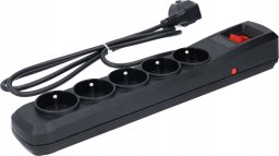 Listwa zasilająca R5 5g 1.5m czarna ARcon