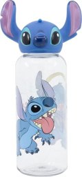 Stitch Disney - Butelka 560 ml z zakrętką 3D z kolekcji Flowers