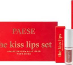 PAESE The Kiss Lips pomadka do ust 01 Nude Beige 3,4ml + konturówka do ust