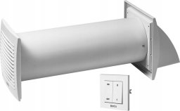 Wall-mounted recuperator E-EXTRA EER150S, DN150, with wall switch