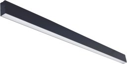 LED ceiling light TOPE LOTA, IP40, 40 W, 3011 lm, 4000 K, black, 116.3x6.7x3.5 cm