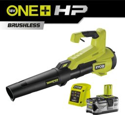 Cordless leaf blower RYOBI ONE+ HP RY18BLXC-140, 18 V, 4 Ah, 9.9 m3/min, 177 km/h