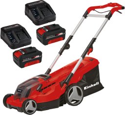 Cordless lawn mower EINHELL GE-CM 36/37 Li, 2 x 18 V, 2 x 4.0 Ah, 37 cm, 45 l