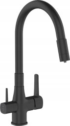 INVENA Magic sink faucet, with filter system, black