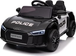 Audi R8 Policja na akumulator dla dzieci + Pilot + EVA + Wolny Start + MP3 LED