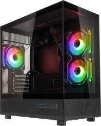 GSI SmartAssembly ARGB Glass Micro-ATX Case - 650W Bronze