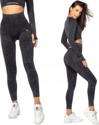 DAMSKIE LEGGINSY SPORTOWE CARPATREE YASMINE NA SIŁOWNIĘ SEAMLESS R XS