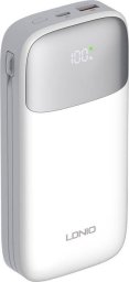 Powerbank LDNIO PQ20 22.5W 20000mAh USB-C, lightning (biały)