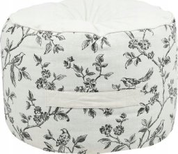 Bawełniana pufa CLARINE, Ø 40 cm