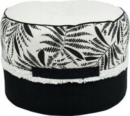 Bawełniana pufa ZIANA, Ø 40 cm